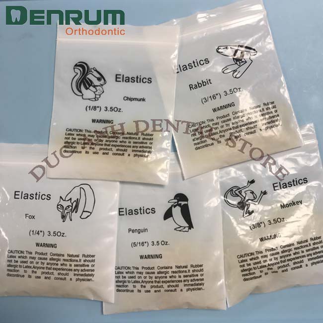 Chun liên hàm cho người niềng răng,nắn chỉnh răng, 100 chun/1 túi, chính hãng 100%