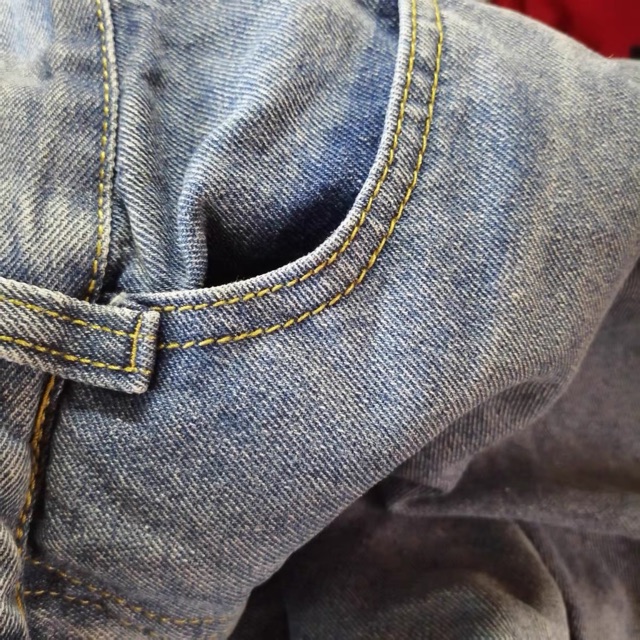 [ sẵn ] Quần bò ống rộng retro / quần jeans dài culottes ulzzang lưng cao chân ...