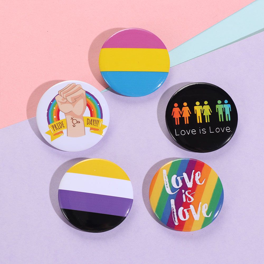 Trâm cài áo cầu vồng LGBT thời trang cho nam và nữ