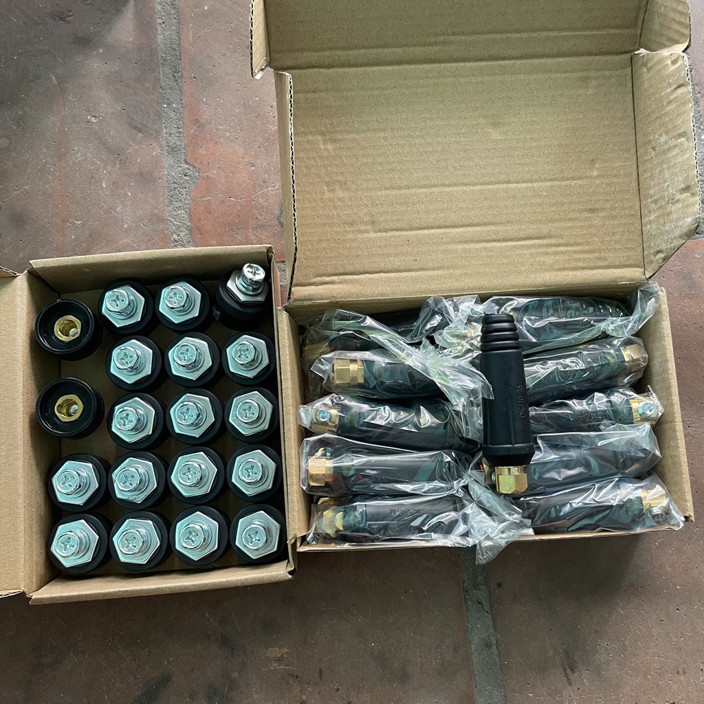 Rắc nối nhanh , rắc  Đực Rắc cái máy hàn DKJ 10-25mm