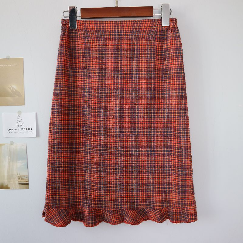 Chân váy caro eo 64-70