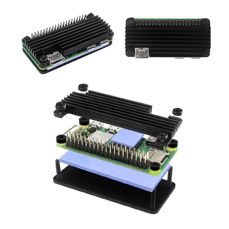 Vỏ Nhôm Bảo Vệ Cho Máy Tính Raspberry Pi Zero 2 W Tiện Dụng