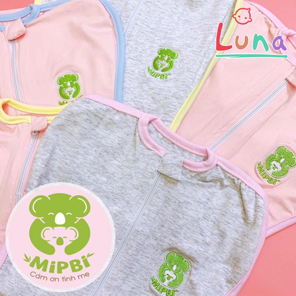 Túi Ngủ Cho Bé MIPBI 100% Bamboo / Chũn Ngủ Sơ Sinh, Nhộng Chũn Cao Cấp Siêu Mềm Mại Giúp Bé Có Giấc Ngủ Ngon