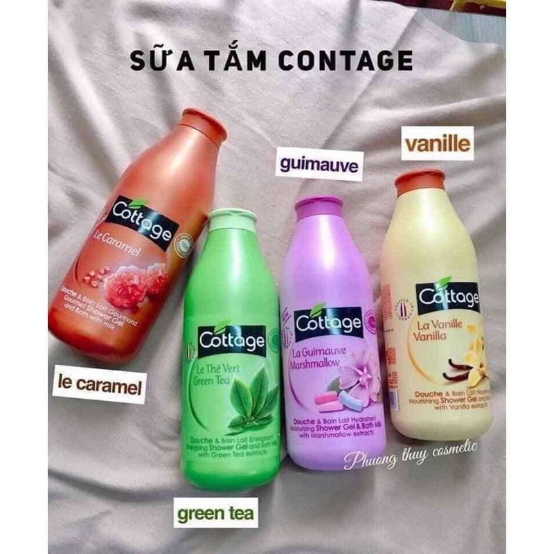 SỮA TẮM COTAGE 750ML CHUẨN PHÁP SIÊU THƠM