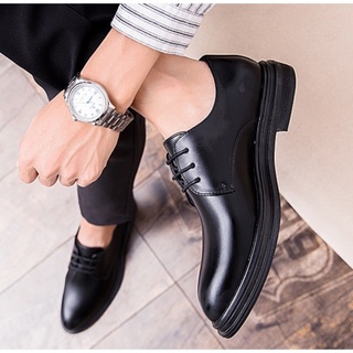 Giày Tây DECEMBER Modern Derby Black - DE2202