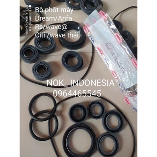 DREAM_Bộ phốt máy Dream/Anfa/Rs/Fu1 hàng hiệu NOK Indonesia nhập khẩu