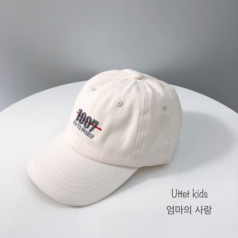 MŨ LƯỠI TRAI CHỮ 1907 DÀNH CHO BÉ GÁI VÀ BÉ TRAI CHU VI ĐẦU 50CM