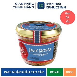 Pate Royal gan gà vịt 180g KPHUCSINH - Hàng Chính Hãng