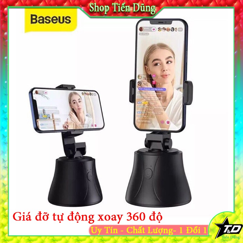 giá đỡ điện thoại tự xoay Baseus kết noi bluetooth V5.0