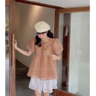 bộ baby doll tiểu thư phong cách