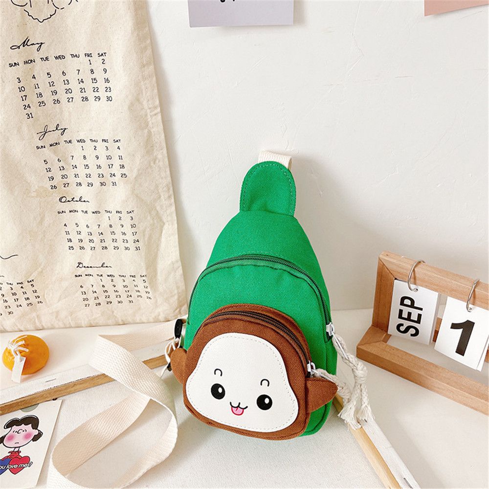 Túi đeo chéo hình chú khỉ dễ thương MIHAN1 cho bé