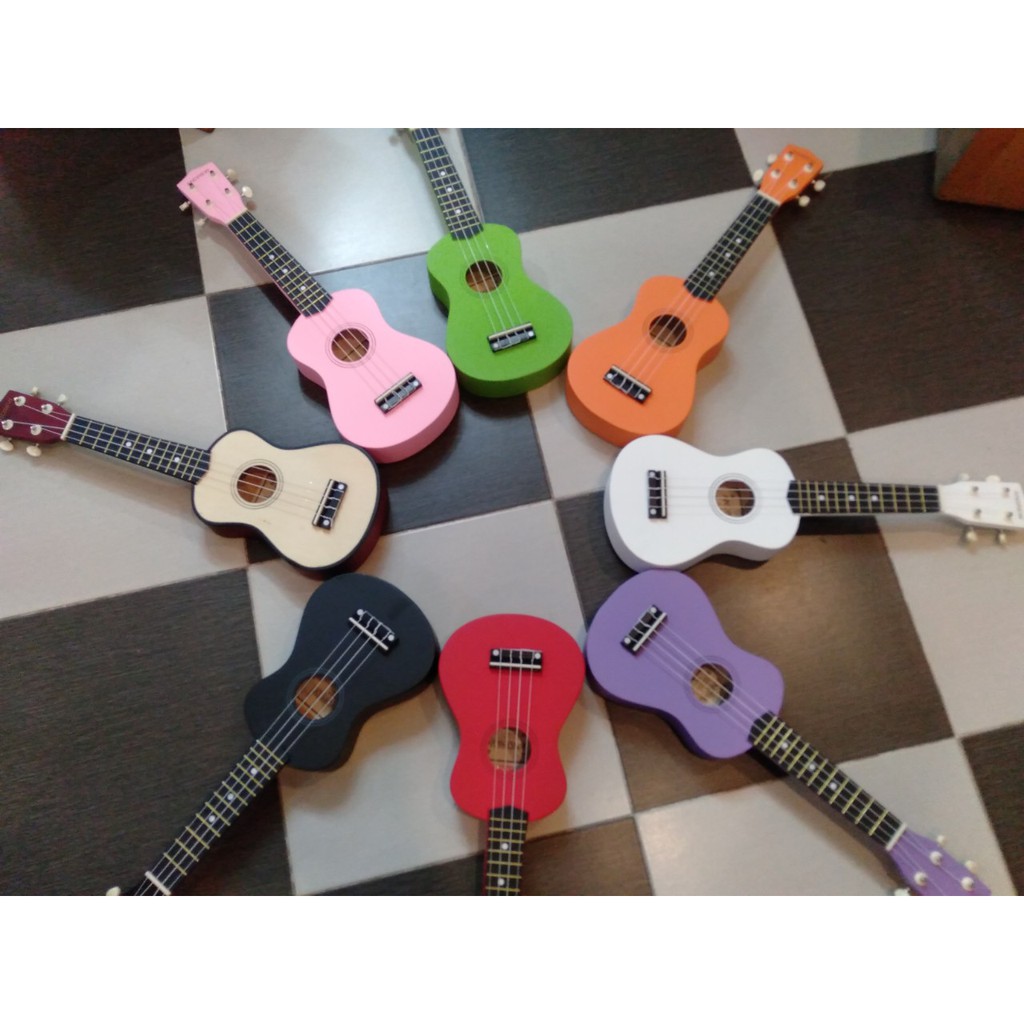 Đàn Ukulele Full Gỗ Sơn Màu Andrew MTU-212 Soprano Concert Cần Gỗ