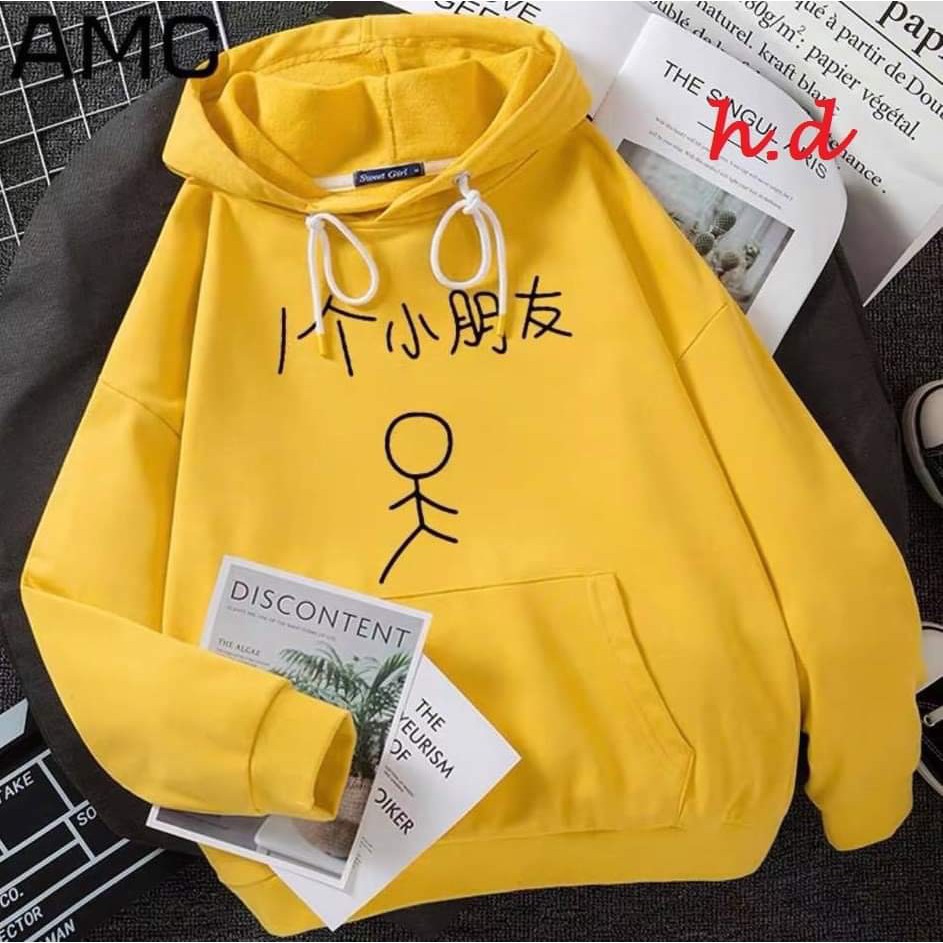 [FREESHIP ĐƠN TỪ 50K] Áo hoodie người bạn nhỏ chữ tàu HDA0920