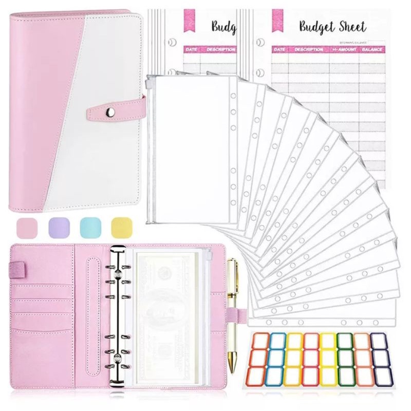 Sổ còng planner thu chi 2 màu mẫu mới size A6