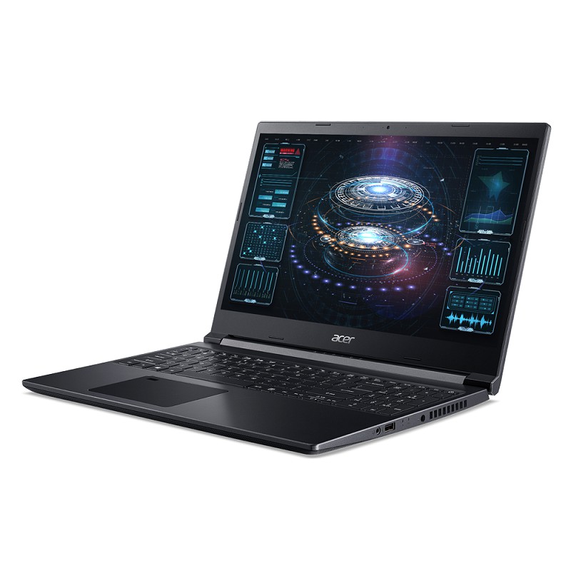 Laptop Acer Aspire 7 2020 A715-41G-R282  15FHDIPS/R5-3550H/8GB 2666/512 PCIe/Win/GTX 1650Ti 4G GDDR4/Plastic/2.1kg Đen