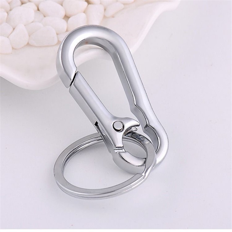 Móc Khóa Kim Loại Kiểu Dáng Đơn Giản Cổ Điển Cho Nam Và Nữ