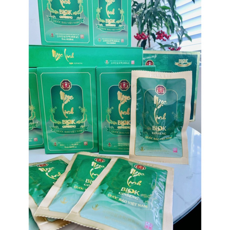 Sâm Ngọc Linh Biok - Quốc Bảo Việt Nam - Xách 15 Gói