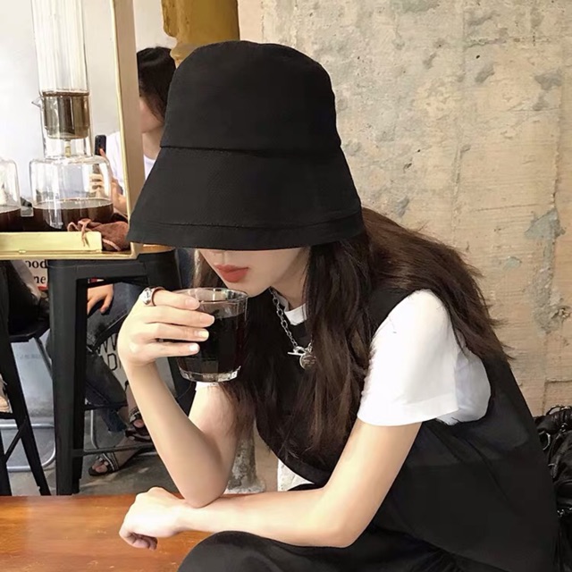 MŨ Sụp Vành rộng Ulzzang - Mũ Cụp Idol kaki vành rộng