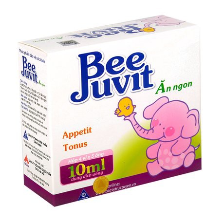 Siro Beejuvit Ăn Ngon (Hộp 20 ống) [Bee juvit]