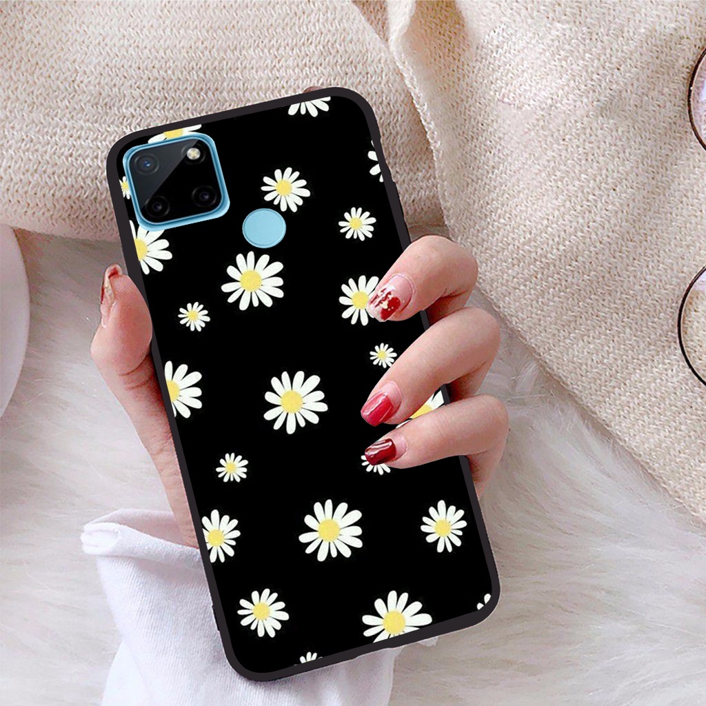 Ốp lưng Realme C21Y viền dẻo TPU BST Hoạ Tiết Hoa