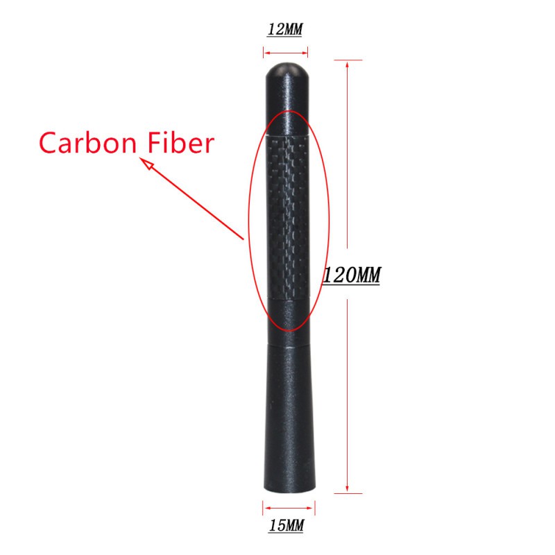 【Có hàng sẵn】3.5/8/12CM ANTEN RÚT GỌN DÀNH CHO XE HƠI Anten FM,AM,TV,GPS ngắn ALUMINUM & CARBON | BigBuy360 - bigbuy360.vn