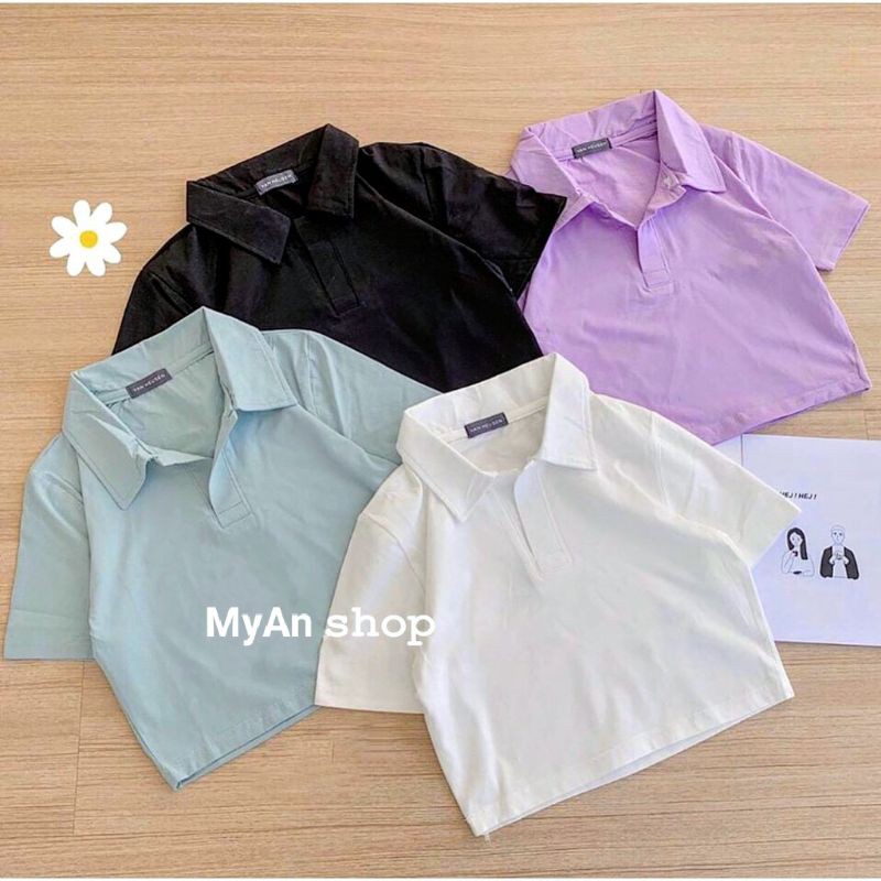 🌈 ÁO CROPTOP CỔ BẺ CÓ SIZE❤️