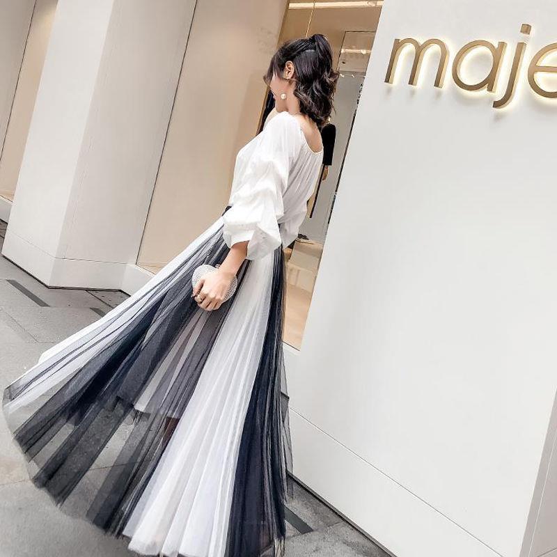 Chân Váy Dài Lưng Cao Phong Cách Hàn Quốc Thời Trang Mùa Hè Mới Cho Nữ