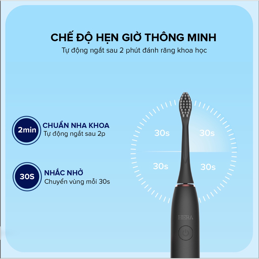 Bàn Chải Điện Maxcare Hera Whitening 3 Trong 1 - Khử Khuẩn Sấy Khô, Công Nghệ Sóng Âm Sonic, Kèm Đầu Rửa Mặt - Nhật Bản