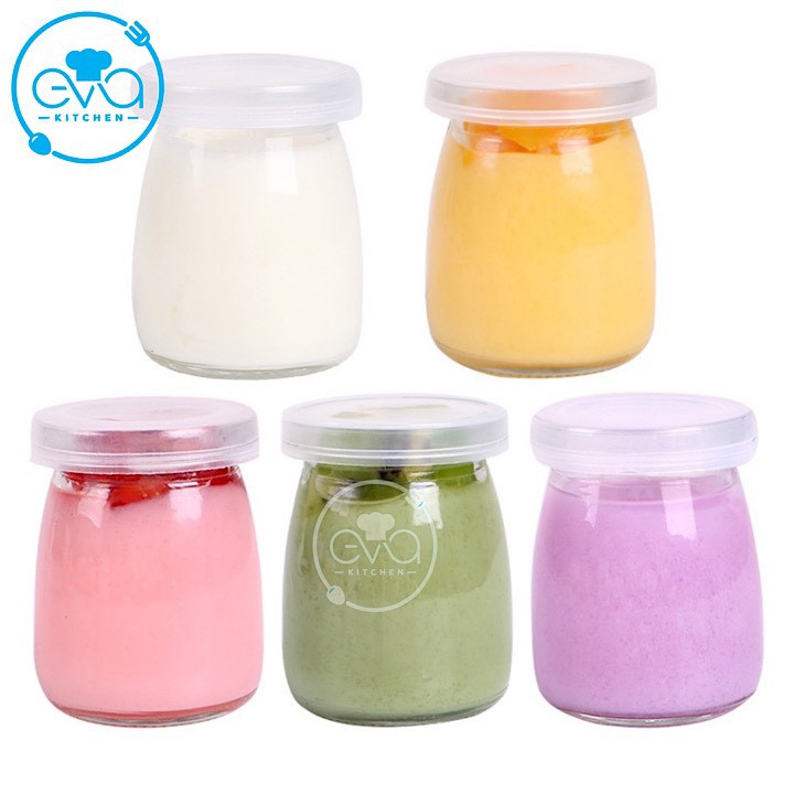 Hộp 12 Hũ Thuỷ Tinh Làm Sữa Chua Pudding Dáng Lùn 100 ML | BigBuy360 - bigbuy360.vn