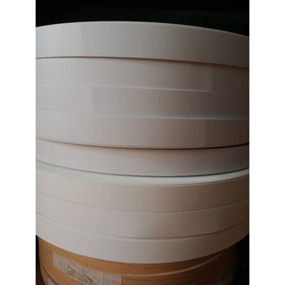 nẹp PVC màu trắng ngà-tinh (thường-bóng)loại mỏng0,45mm.bản 2-4p nẹp chỉ dán cạnh