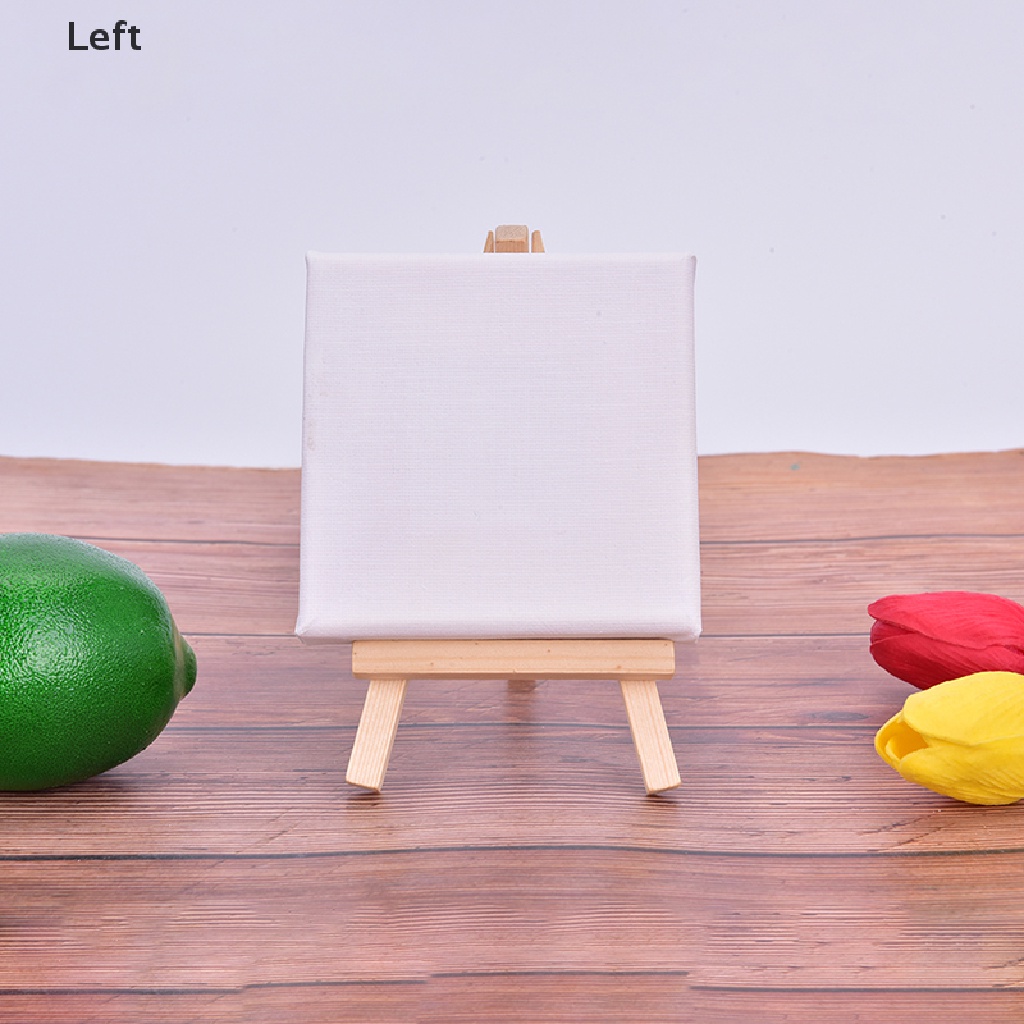 Tranh Vải Canvas Mini 10Cmx10Cm Khung Gỗ Độc Đáo Thú Vị Cho Bé