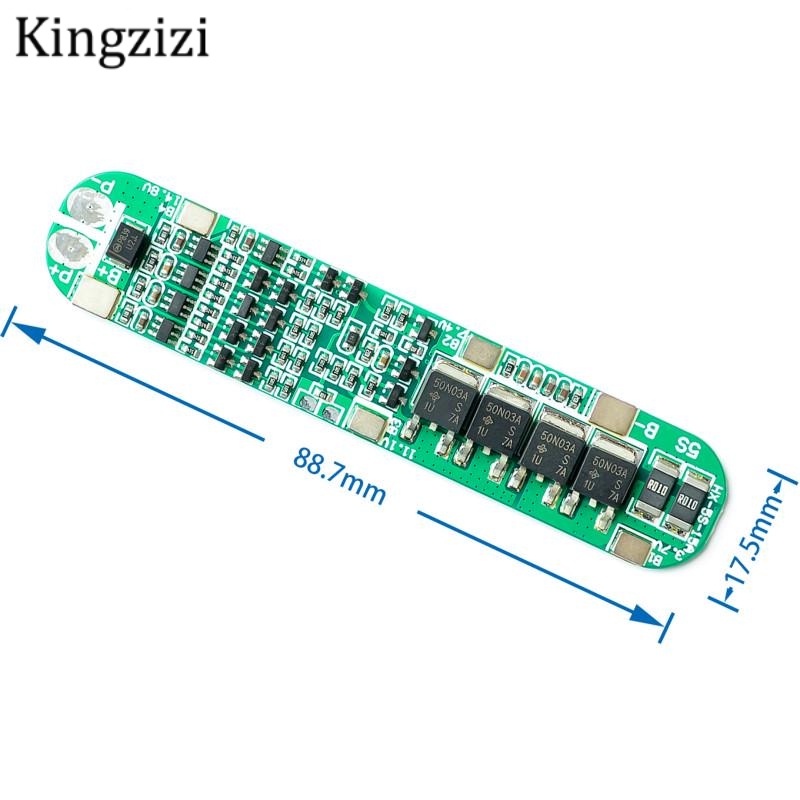 Bảng mạch bảo vệ Pin Lithium-ion 18650 BMS 18.5V 5S 15A chất lượng cao
