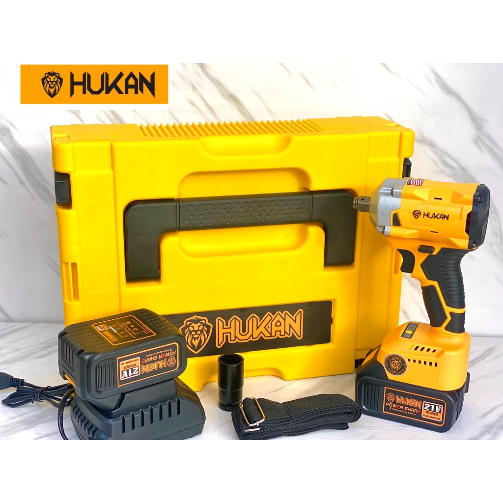 Máy siết bulong bắt vít Hukan x4 pro 21v không chổi than thế hệ 2022