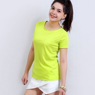 Áo Thun Trơn Cổ Tròn 100% Cotton Nhiều Màu Sắc