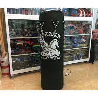 Bao Cát Đấm Bốc Dồn Sẵn Dây Xích Treo, Dài 1m2, Đường Kính 40 cm, Nặng 40-45 Kg, Sản Xuất Việt Nam, Bao Cát Tập Võ Thuật