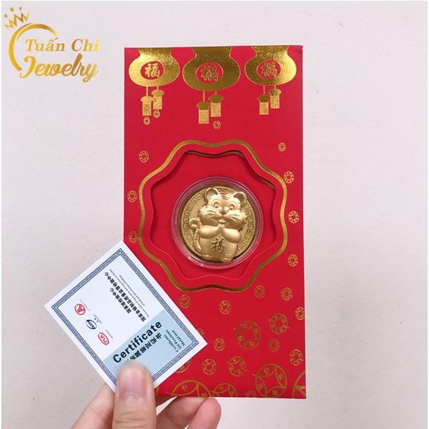 LOẠI 1- ẢNH THẬT Bao Lì Xì Thần Tài Mạ Vàng May Mắn, Lì Xì Tết Nhâm Dần 2022 Hình Hổ Mẫu Mới Nhất- Sỉ Giá Tại Xưởng