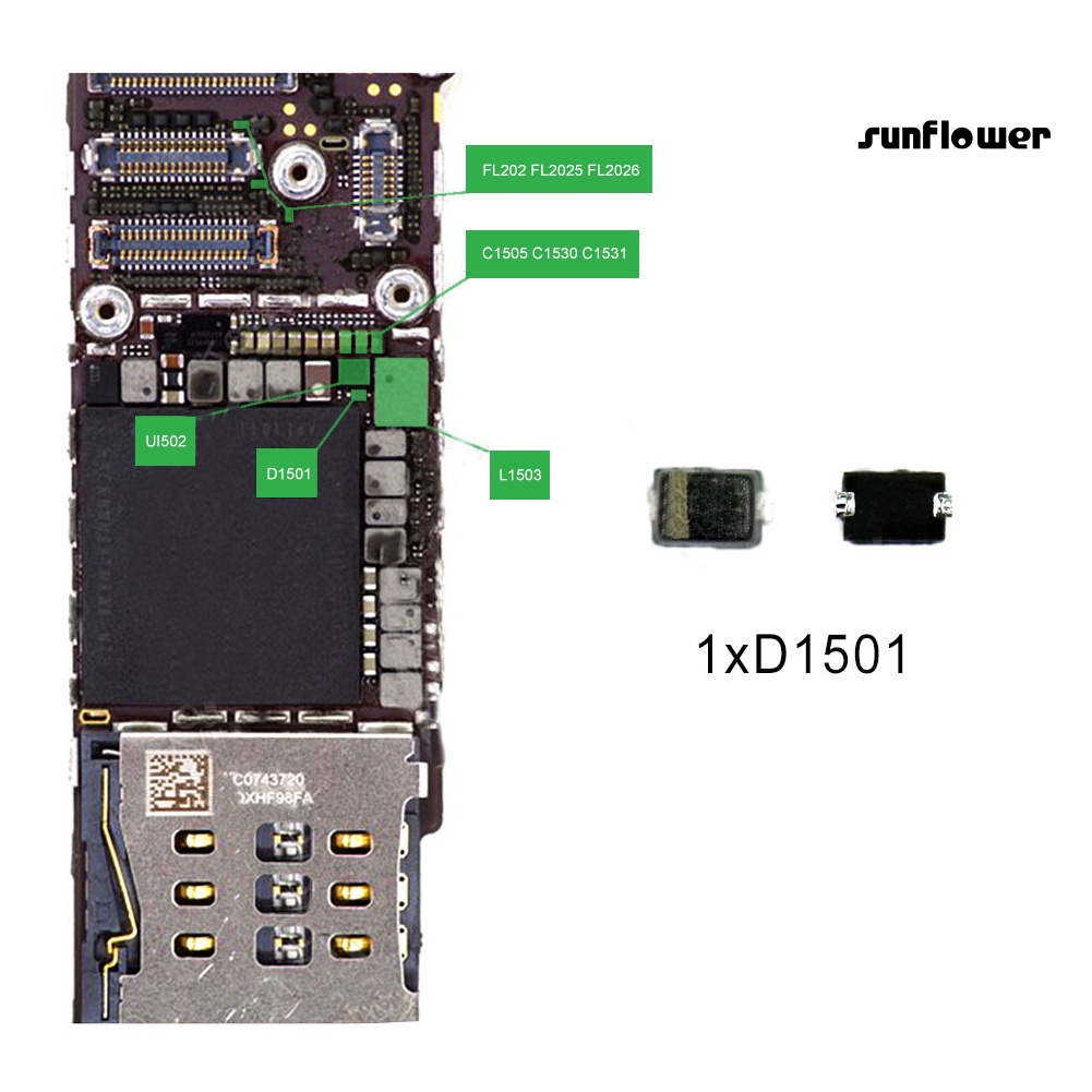 Bộ Phụ Kiện Sửa Chữa Đầy Tiện Lợi Cho iPhone 5G / 5S / 6S / 6 / SJTX