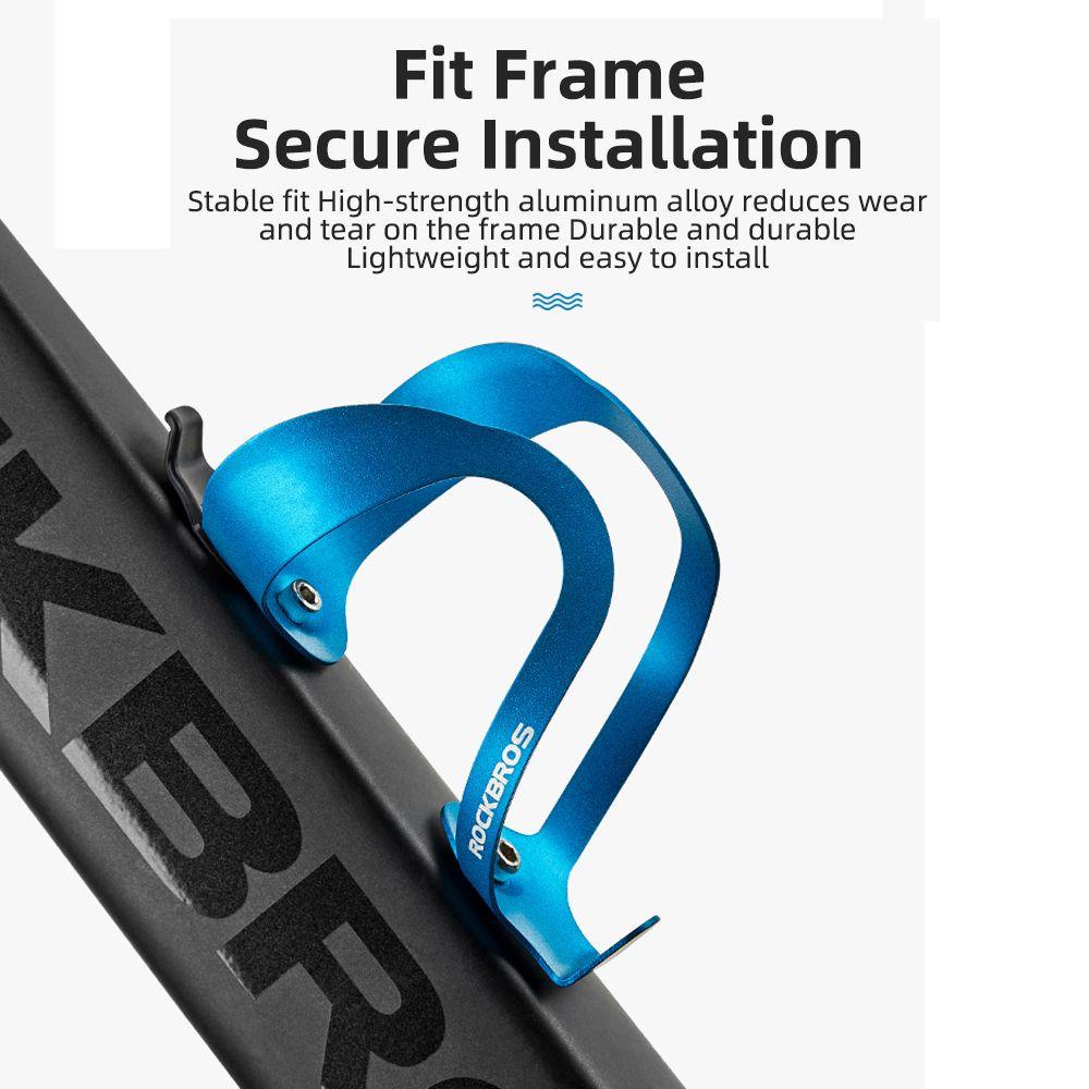 MYRONGVN Giá Đỡ Bình Nước Gắn Xe Đạp Bằng Hợp Kim Nhôm CNC Cao Cấp