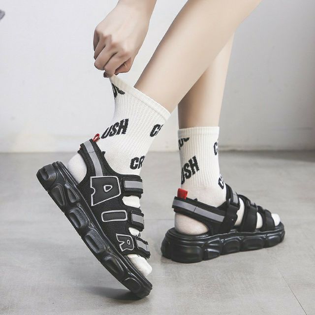 ( 2 màu )_Sandal Nữ Thời Tràn Phản Quang Air hàng sẵn  đẹp