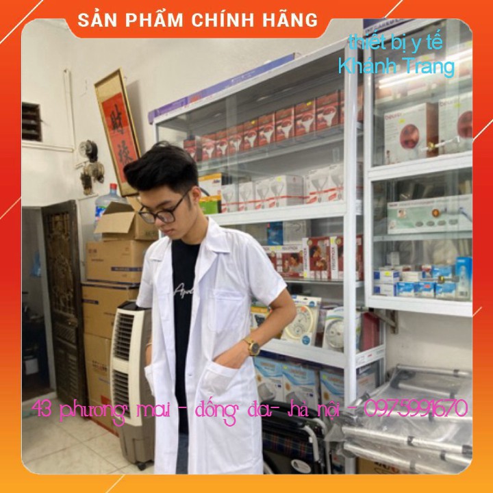 (Giảm sốc) Áo blouse bác sĩ dáng dài