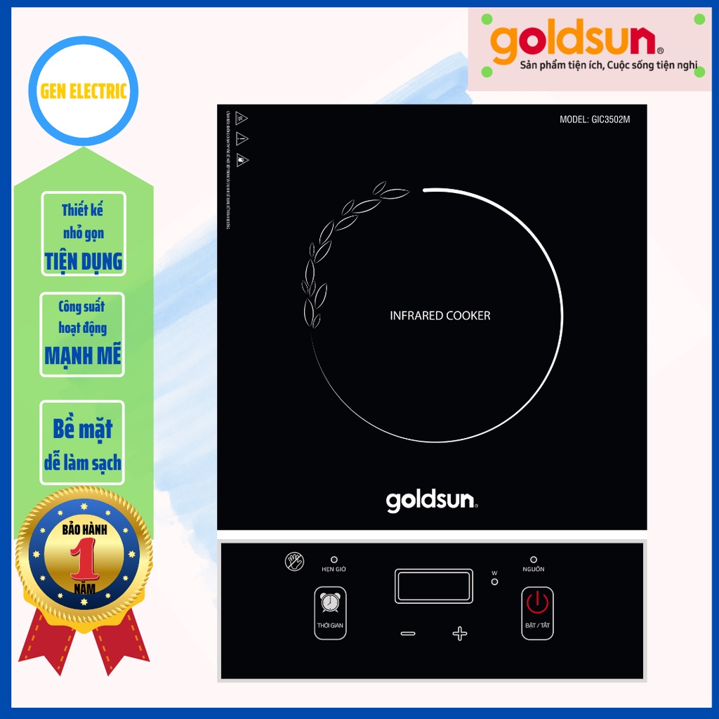 Bếp hồng ngoại đơn Goldsun GIC3502