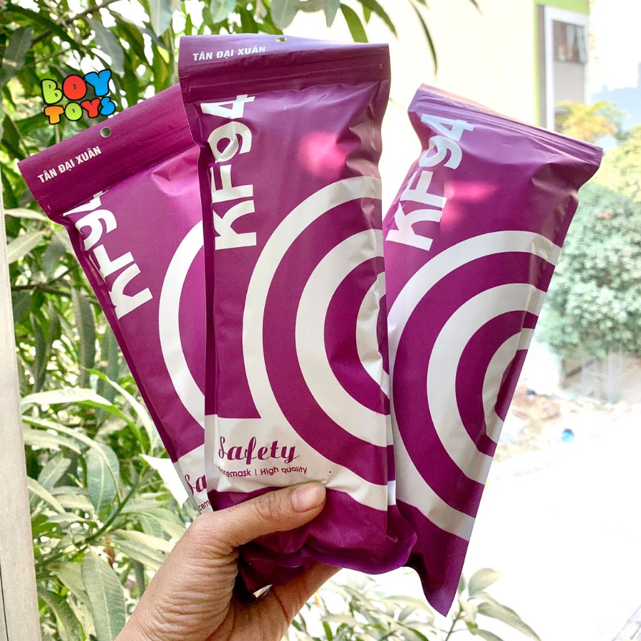 Khẩu trang 4D KF94 chống bụi mịn và kháng khuẩn kiểu dáng Hàn Quốc