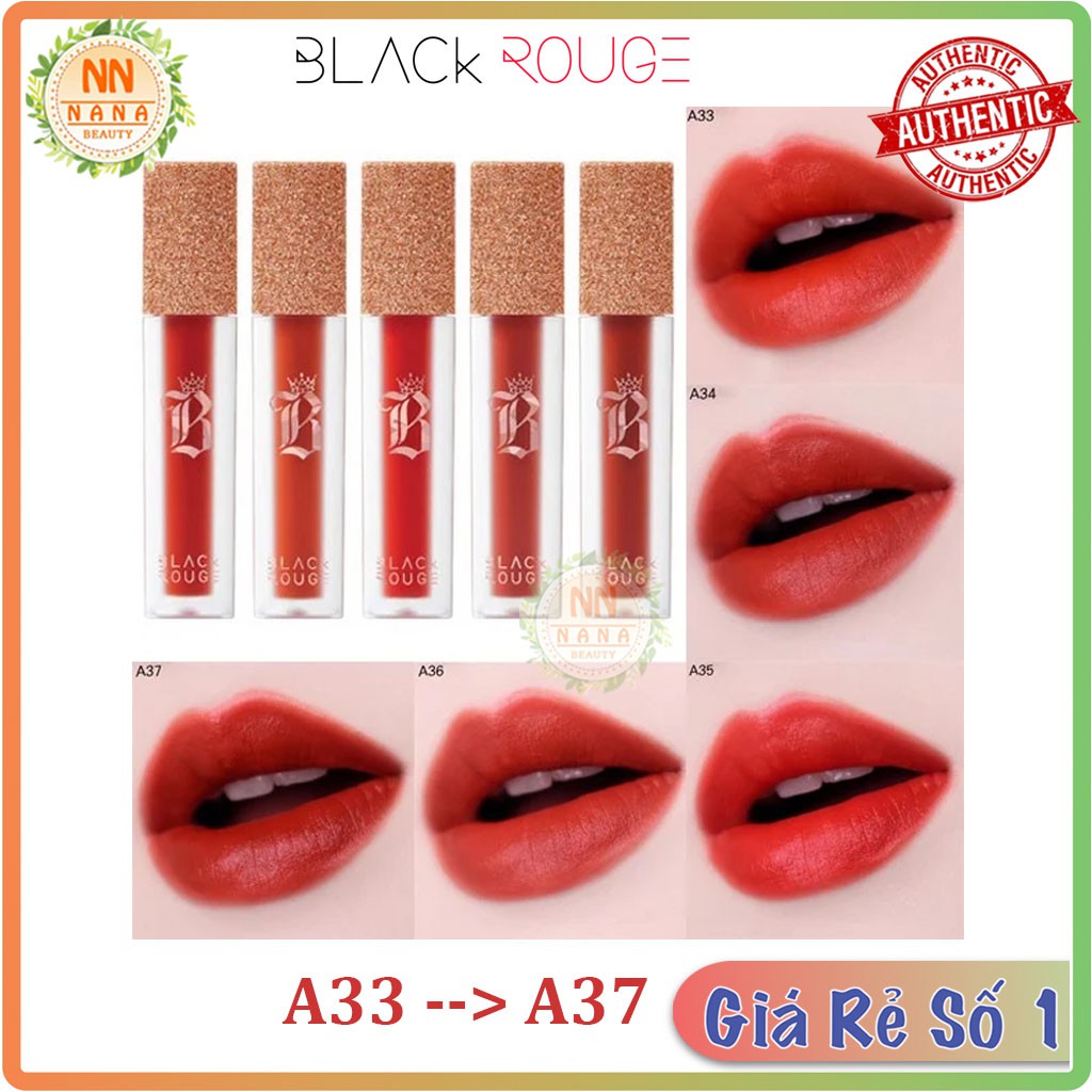 (A33 - A37) Son Blackrouge Air Fit Velvet Tint Ver 7 Velvet Crown | Thế Giới Skin Care