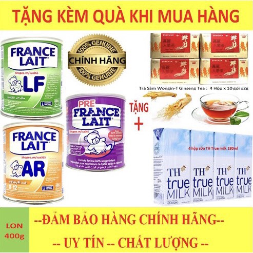 Sữa France Lait_400g (Đủ Loại : AR, LF, Pre) + ( Kèm Quà Tăng )