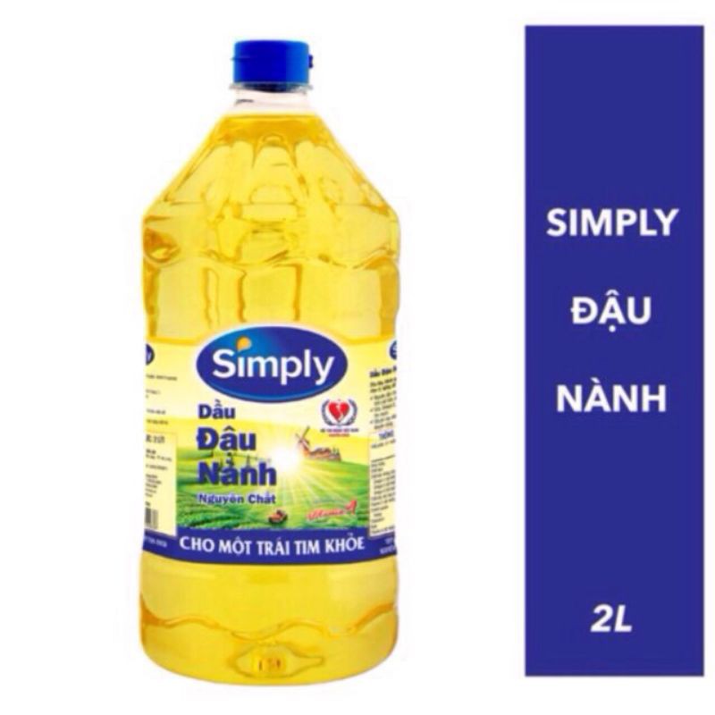 Dầu đậu nành simply 2lít