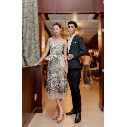 AMY STORE ⤑ Váy Amy dáng peplum 2 dây sang chảnh ⇿〈Giá gốc 2.950〉