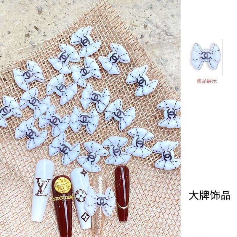 Combo 4 sét nơ trắng đen -100k