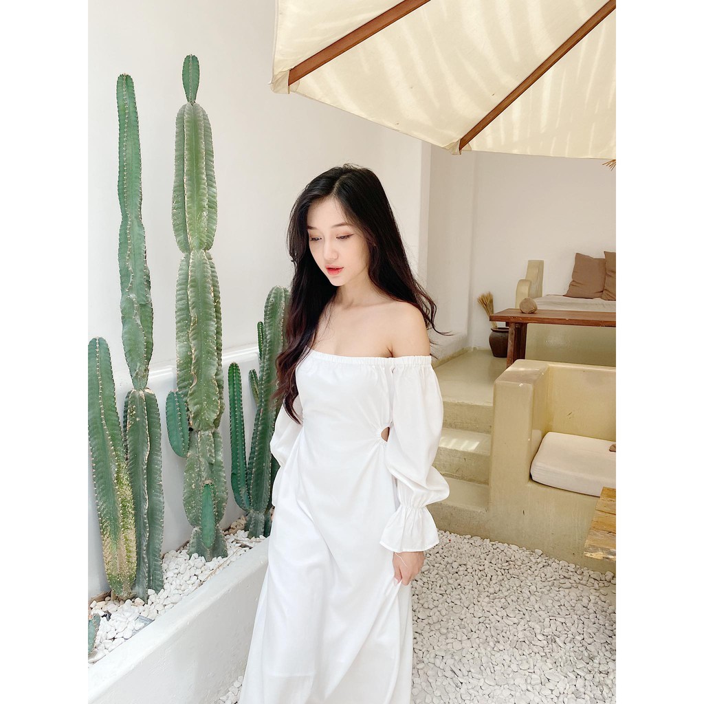 HEYBEE Đầm trễ vai Rosemary HT558 | BigBuy360 - bigbuy360.vn