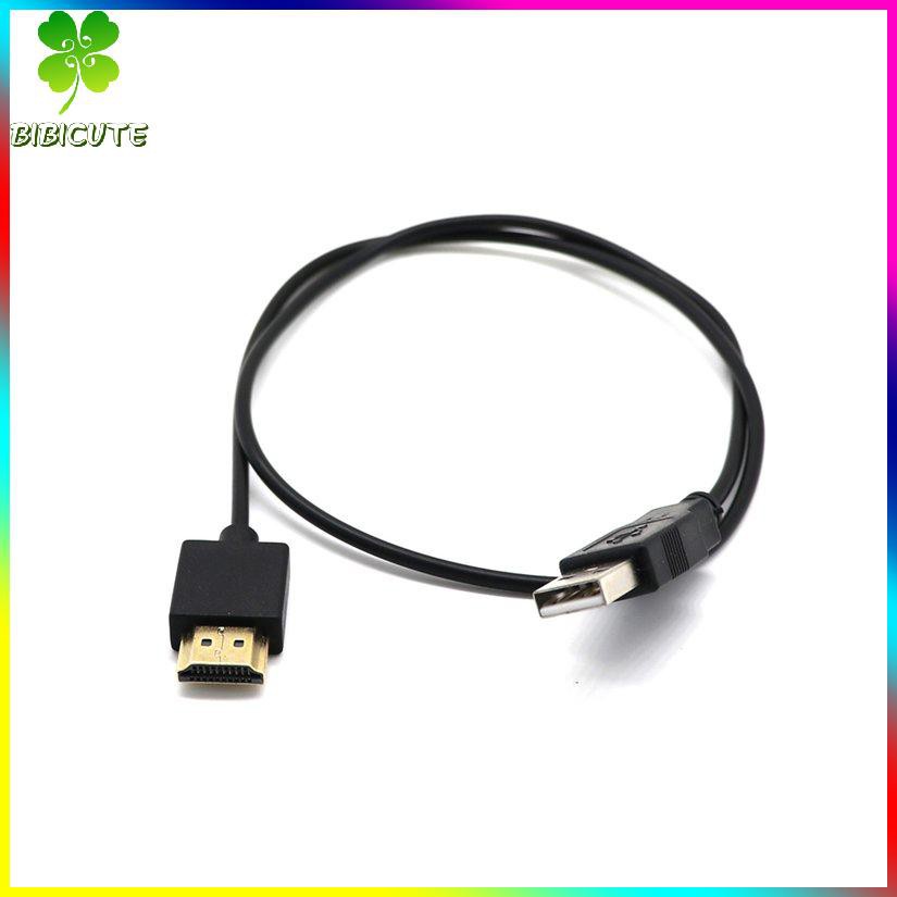 [Fast delivery]HDMI-compatible Male To Female Connector USB 2.0 Charger Cable Spliter Ad Ter