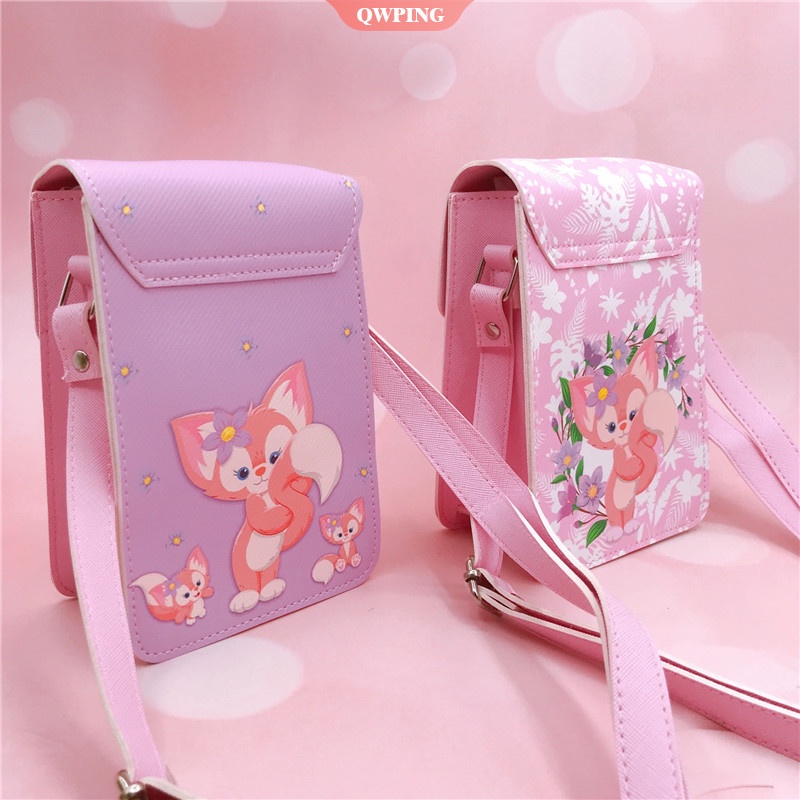 Túi Đeo Chéo Hình Hello Kitty Đựng Điện Thoại Bằng Da PU Dành Cho Nữ